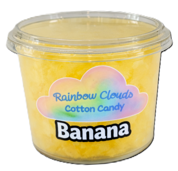 Banana cotton candy