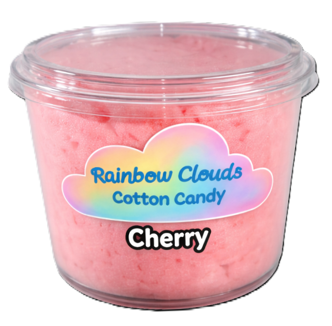 Cherry cotton candy