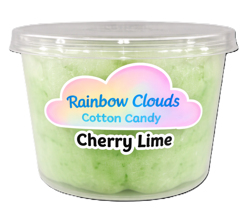 Cherry Lime cotton candy