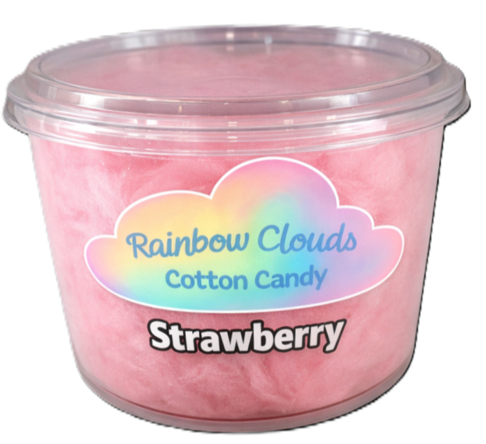 Strawberry cotton candy