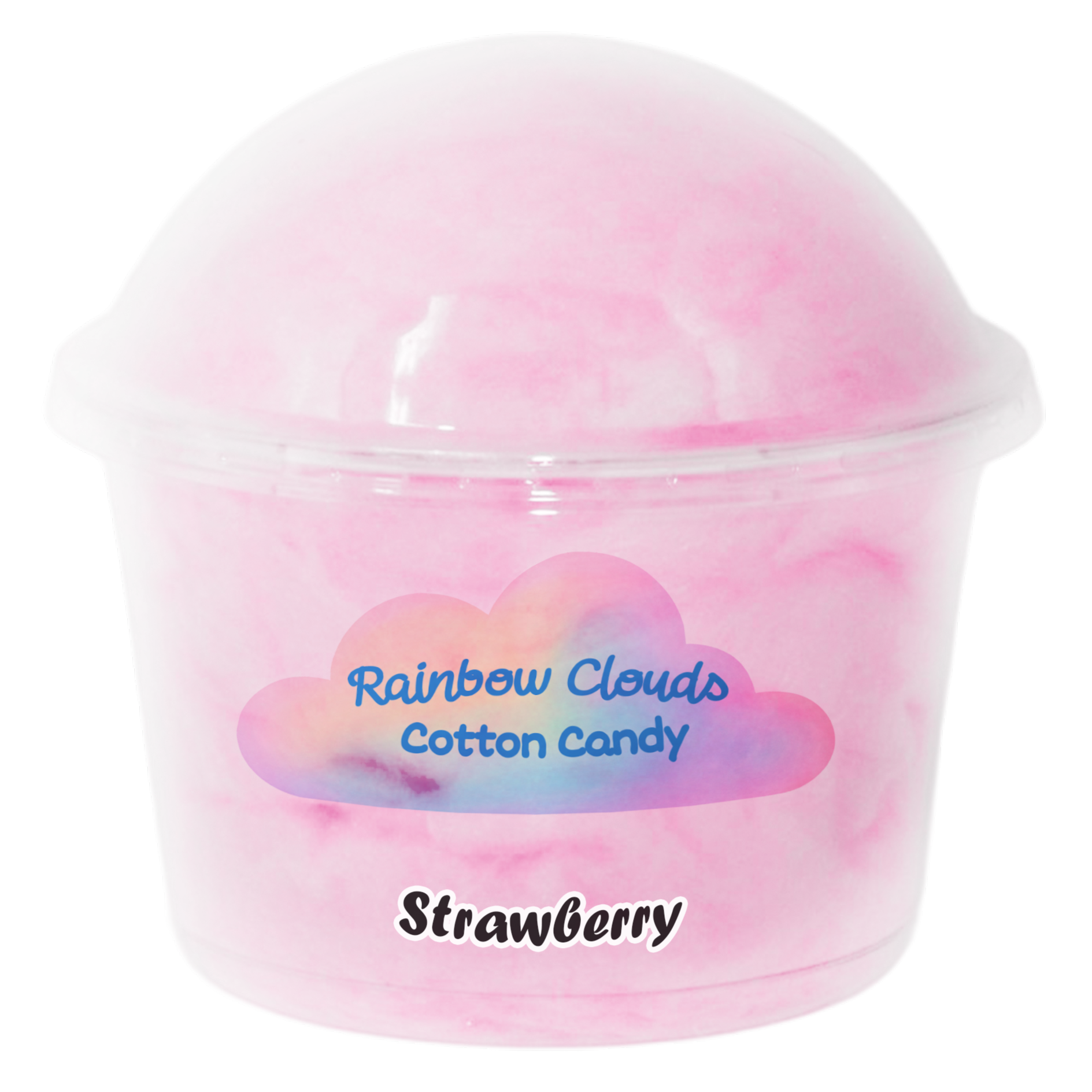 Strawberry cotton candy