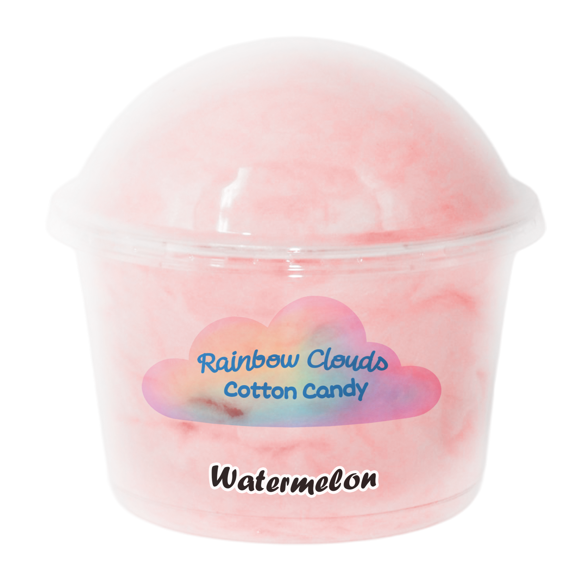 Watermelon cotton candy